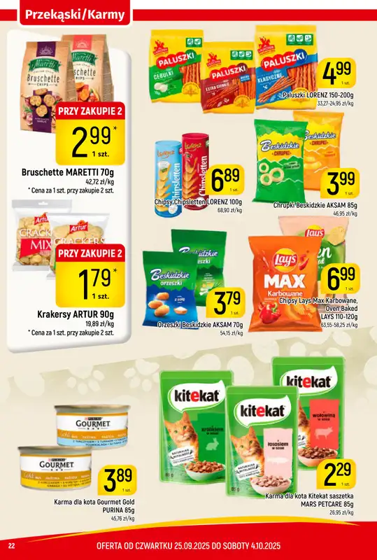 Delikatesy Piotruś Pan - gazetka promocyjna Gazetka od czwartku 25.09 do soboty 04.10 - strona 22