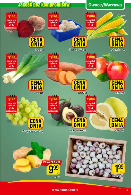 Delikatesy Piotruś Pan - gazetka promocyjna Gazetka od czwartku 25.09 do soboty 04.10 - strona 3