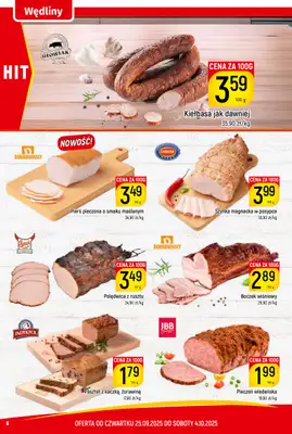 Delikatesy Piotruś Pan - gazetka promocyjna Gazetka od czwartku 25.09 do soboty 04.10 - strona 6