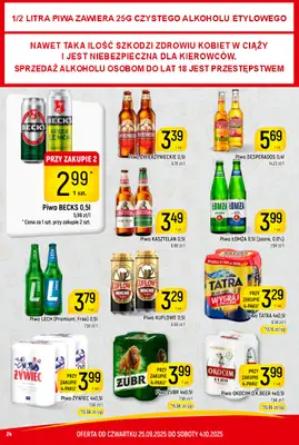 Delikatesy Piotruś Pan - gazetka promocyjna Gazetka od czwartku 25.09 do soboty 04.10 - strona 24