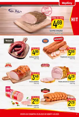 Delikatesy Piotruś Pan - gazetka promocyjna Gazetka od czwartku 25.09 do soboty 04.10 - strona 5