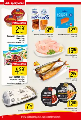 Delikatesy Piotruś Pan - gazetka promocyjna Gazetka od czwartku 25.09 do soboty 04.10 - strona 12