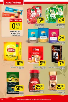 Delikatesy Piotruś Pan - gazetka promocyjna Gazetka od czwartku 25.09 do soboty 04.10 - strona 20