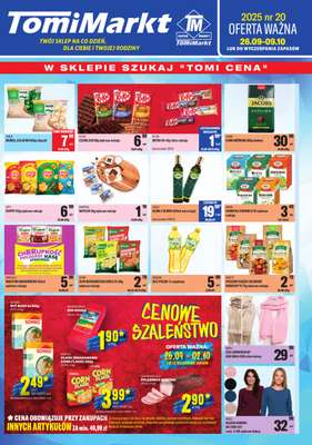 Tomi Markt - gazetka promocyjna Gazetka od piątku 26.09 do czwartku 09.10