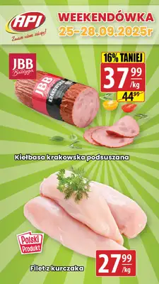 API Market - gazetka promocyjna Weekendówka od czwartku 25.09 do niedzieli 28.09
