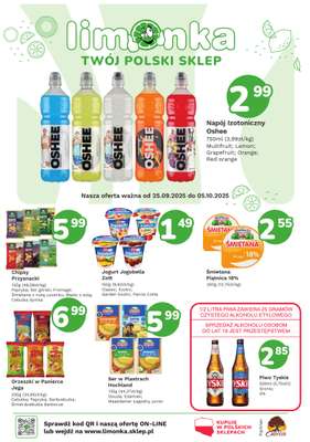 Limonka - gazetka promocyjna Gazetka od czwartku 25.09 do niedzieli 05.10