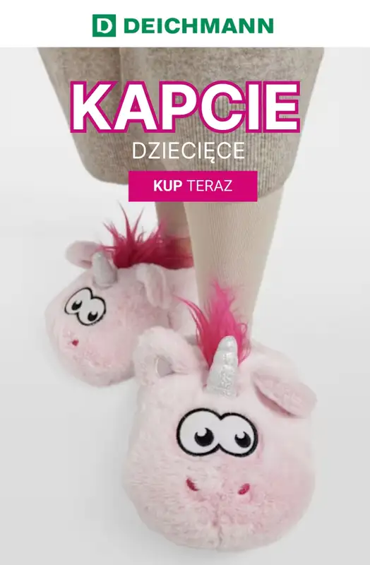 Deichmann - gazetka promocyjna Kapcie dziecięce od czwartku 25.09 do soboty 04.10