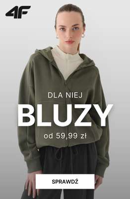4F - gazetka promocyjna Bluzy damskie - od 59,99 zł od czwartku 25.09 