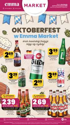 emma MARKET - gazetka promocyjna Oktoberfest od soboty 27.09 do wtorku 30.09