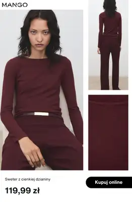 Mango - gazetka promocyjna Swetry i kardigany damskie od czwartku 25.09  - strona 2