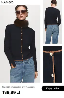 Mango - gazetka promocyjna Swetry i kardigany damskie od czwartku 25.09  - strona 3