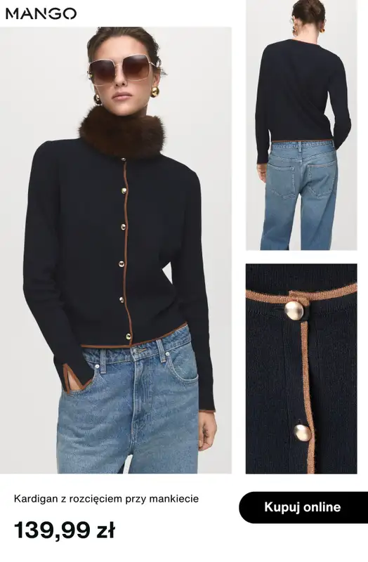 Mango - gazetka promocyjna Swetry i kardigany damskie od czwartku 25.09  - strona 3
