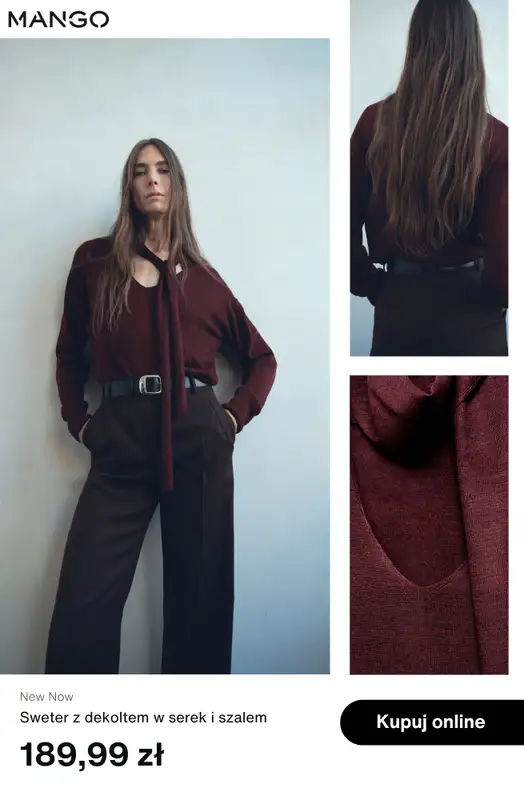 Mango - gazetka promocyjna Swetry i kardigany damskie od czwartku 25.09  - strona 6