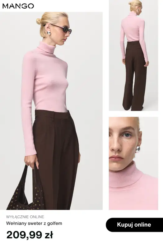 Mango - gazetka promocyjna Swetry i kardigany damskie od czwartku 25.09  - strona 9