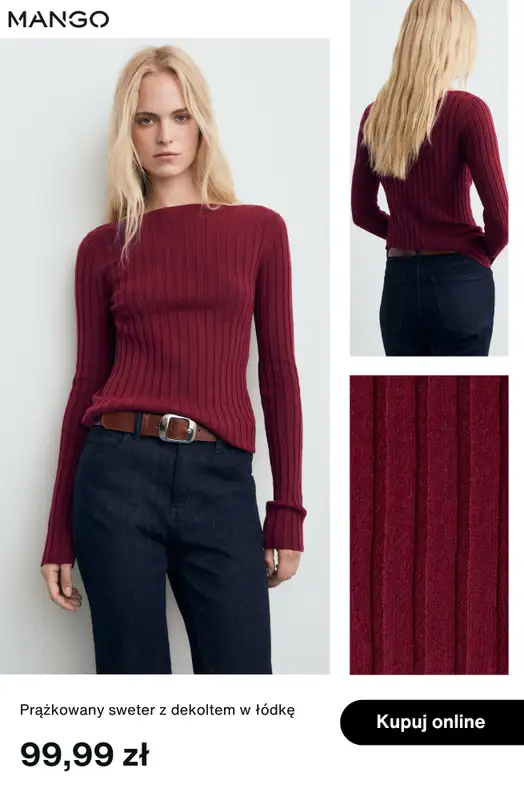 Mango - gazetka promocyjna Swetry i kardigany damskie od czwartku 25.09  - strona 4