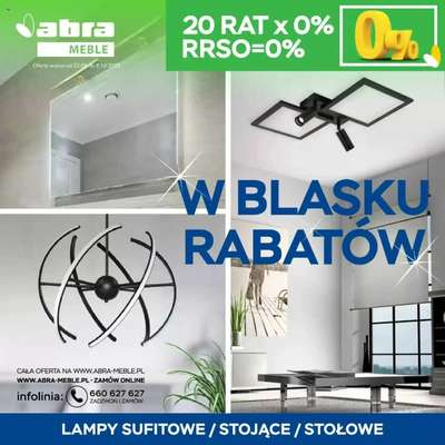 Abra Meble - gazetka promocyjna W blasku rabatów od wtorku 23.09 do czwartku 09.10