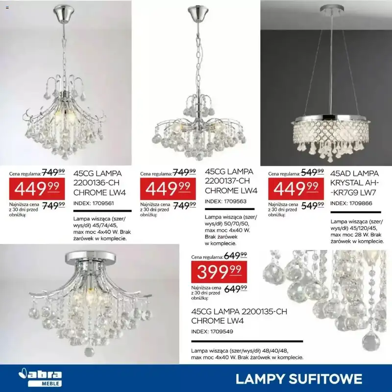 Abra Meble - gazetka promocyjna W blasku rabatów od wtorku 23.09 do czwartku 09.10 - strona 4