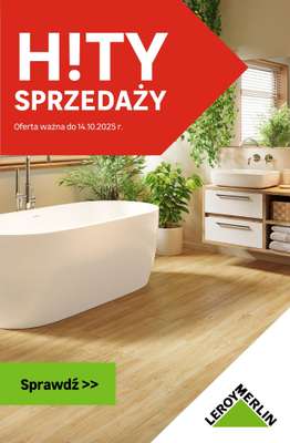 Leroy Merlin - gazetka promocyjna HITY SPRZEDAŻY! od czwartku 25.09 do wtorku 14.10