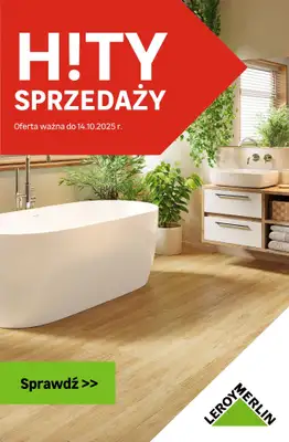 Leroy Merlin - gazetka promocyjna HITY SPRZEDAŻY! od czwartku 25.09 do wtorku 14.10