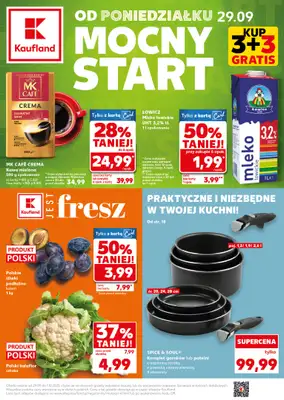 Kaufland - gazetka promocyjna Mocny Start od poniedziałku 29.09 do środy 01.10