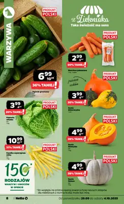 Netto - gazetka promocyjna Gazetka Spożywcza od poniedziałku 29.09 do soboty 04.10 - strona 8