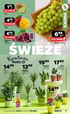 Netto - gazetka promocyjna Gazetka Spożywcza od poniedziałku 29.09 do soboty 04.10 - strona 9