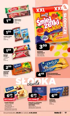 Netto - gazetka promocyjna Gazetka Spożywcza od poniedziałku 29.09 do soboty 04.10 - strona 17