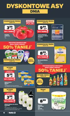 Netto - gazetka promocyjna Gazetka Spożywcza od poniedziałku 29.09 do soboty 04.10 - strona 6