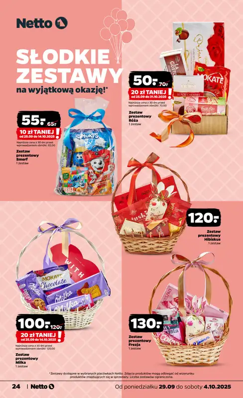 Netto - gazetka promocyjna Gazetka Spożywcza od poniedziałku 29.09 do soboty 04.10 - strona 24