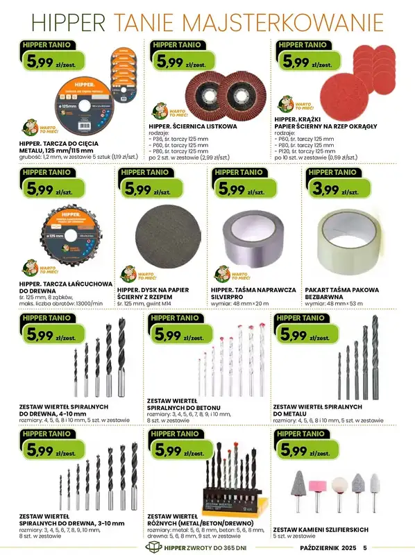 HIPPER.pl - gazetka promocyjna Gazetka od czwartku 25.09 do niedzieli 12.10 - strona 5