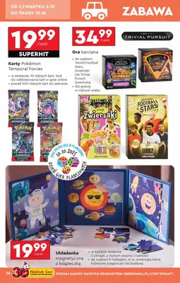 Biedronka - gazetka promocyjna Okazje tygodnia od 29.09 od poniedziałku 29.09 do środy 15.10 - strona 36