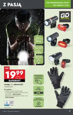 Biedronka - gazetka promocyjna Okazje tygodnia od 29.09 od poniedziałku 29.09 do środy 15.10 - strona 13