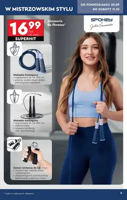 Biedronka - gazetka promocyjna Okazje tygodnia od 29.09 od poniedziałku 29.09 do środy 15.10 - strona 5