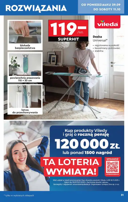 Biedronka - gazetka promocyjna Okazje tygodnia od 29.09 od poniedziałku 29.09 do środy 15.10 - strona 31