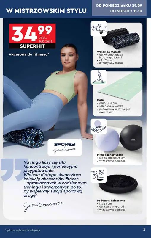 Biedronka - gazetka promocyjna Okazje tygodnia od 29.09 od poniedziałku 29.09 do środy 15.10 - strona 3