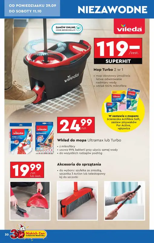Biedronka - gazetka promocyjna Okazje tygodnia od 29.09 od poniedziałku 29.09 do środy 15.10 - strona 30