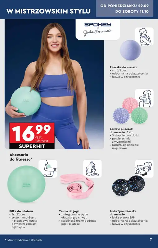 Biedronka - gazetka promocyjna Okazje tygodnia od 29.09 od poniedziałku 29.09 do środy 15.10 - strona 7