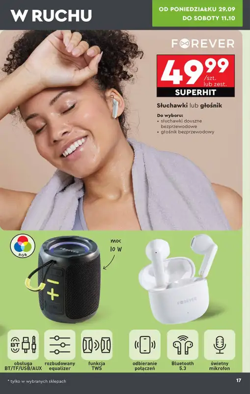 Biedronka - gazetka promocyjna Okazje tygodnia od 29.09 od poniedziałku 29.09 do środy 15.10 - strona 17