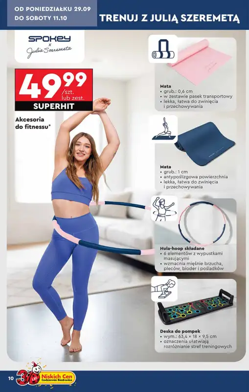 Biedronka - gazetka promocyjna Okazje tygodnia od 29.09 od poniedziałku 29.09 do środy 15.10 - strona 10