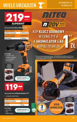 Biedronka - gazetka promocyjna Okazje tygodnia od 29.09 od poniedziałku 29.09 do środy 15.10 - strona 45