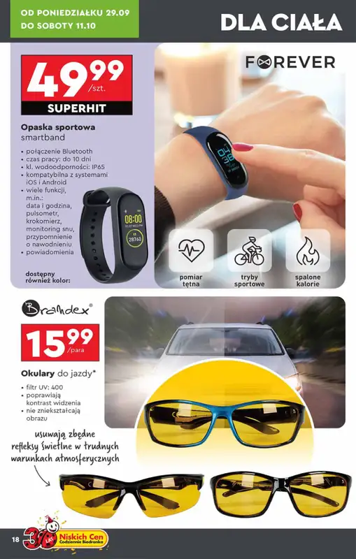 Biedronka - gazetka promocyjna Okazje tygodnia od 29.09 od poniedziałku 29.09 do środy 15.10 - strona 18