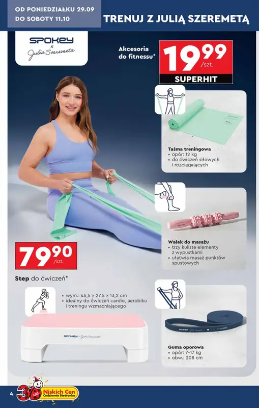 Biedronka - gazetka promocyjna Okazje tygodnia od 29.09 od poniedziałku 29.09 do środy 15.10 - strona 4
