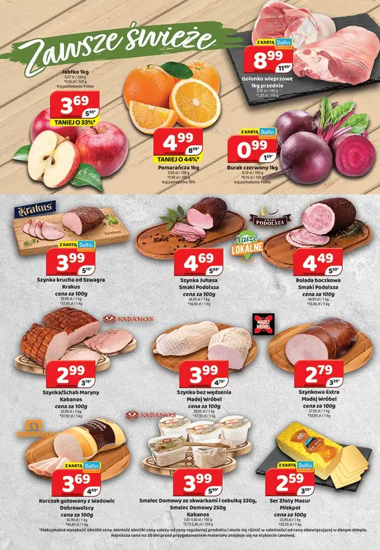 Delfin - gazetka promocyjna Gazetka od piątku 26.09 do niedzieli 05.10 - strona 2