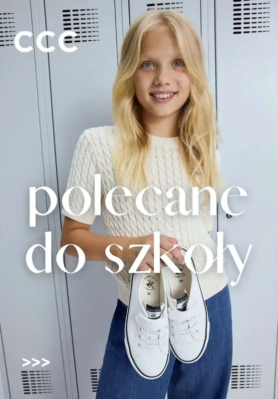 CCC - gazetka promocyjna Obuwie polecane do szkoły od 49,99 zł od soboty 27.09 