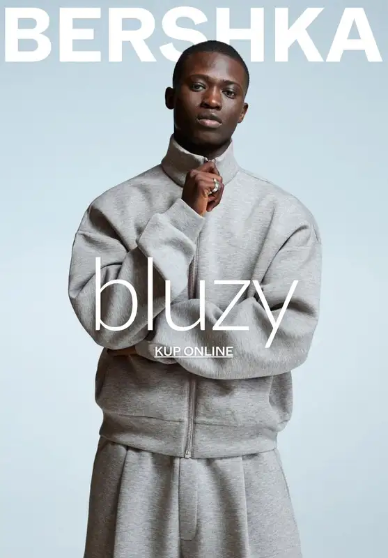 Bershka - gazetka promocyjna Męskie bluzy od piątku 26.09 