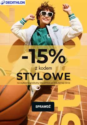 Decathlon - gazetka promocyjna -15% z KODEM na produkty w regularnej cenie od piątku 26.09 