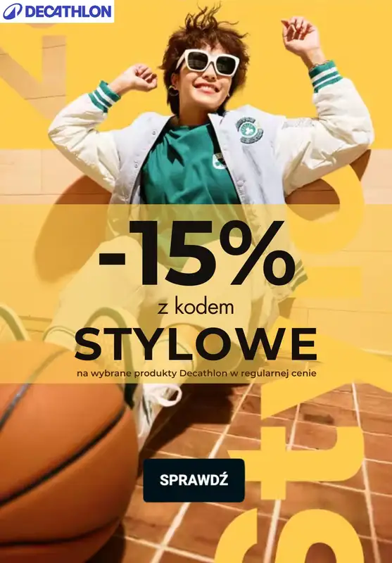 Decathlon - gazetka promocyjna -15% z KODEM na produkty w regularnej cenie od piątku 26.09 