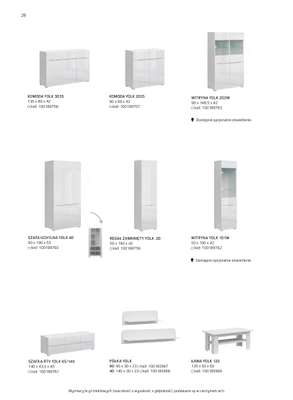 Komfort - gazetka promocyjna Katalog meble i oświetlenie od piątku 26.09 do środy 31.12 - strona 28