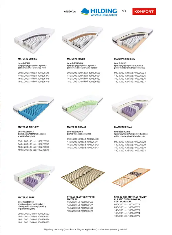 Komfort - gazetka promocyjna Katalog meble i oświetlenie od piątku 26.09 do środy 31.12 - strona 63