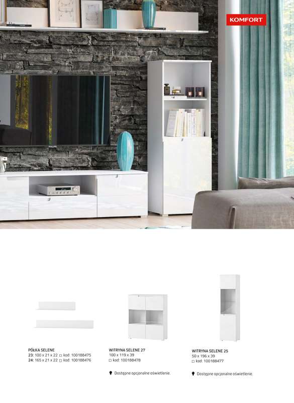 Komfort - gazetka promocyjna Katalog meble i o艣wietlenie od pi膮tku 26.09 do 艣rody 31.12 - strona 31 Komfort - gazetka promocyjna Katalog meble i o艣wietlenie od pi膮tku 26.09 do 艣rody 31.12 - strona 31